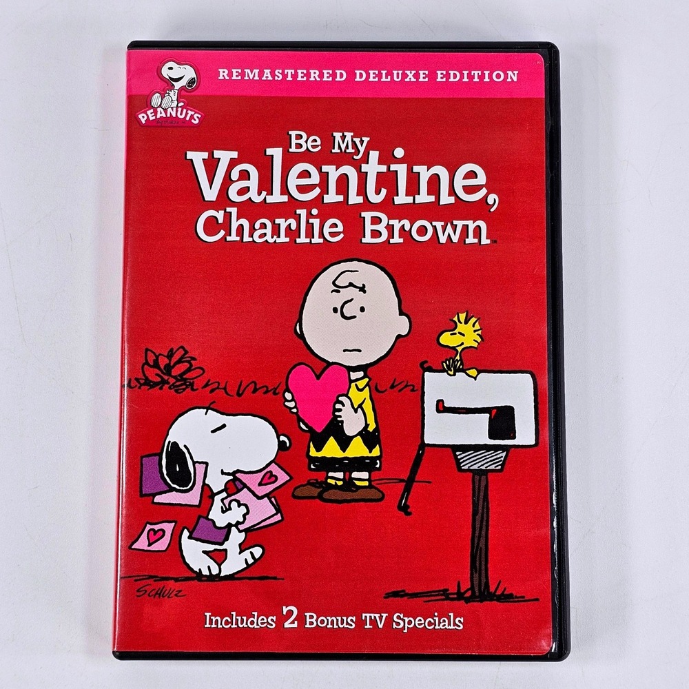 Be My Valentine Charlie Brown DVD Remastered Deluxe Edition Peanuts Snoopy
